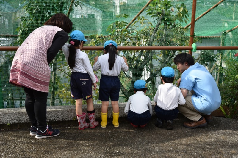 幼稚園児センター訪問の様子